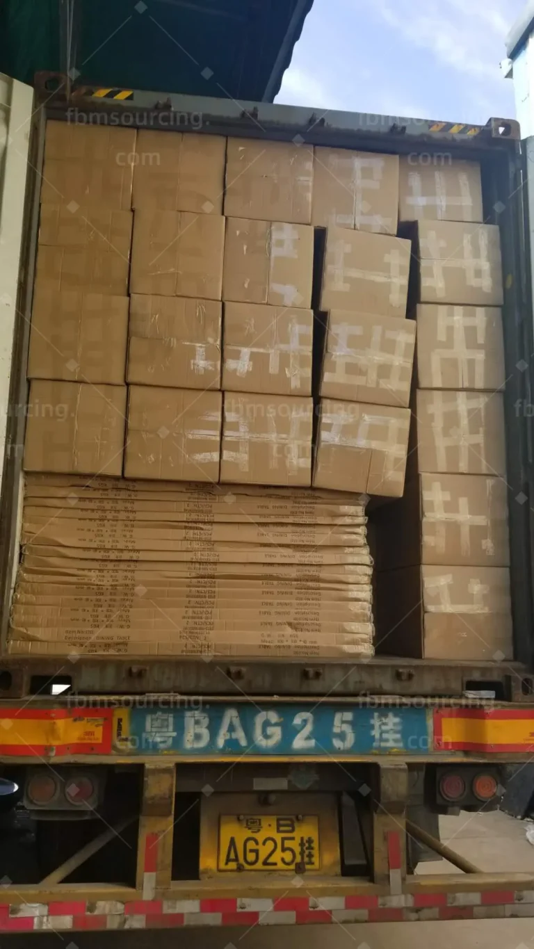Chair shipment loading for Melbourne apartment furniture project