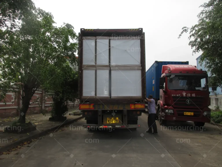 Container loading photo for filing cabinets shipping to Australia and New Zealand - 540HQ Metal Office Cabinet Container Shipping31