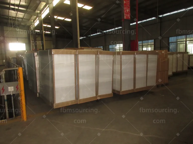 Container loading photo for filing cabinets shipping to Australia and New Zealand - 540HQ Metal Office Cabinet Container Shipping7