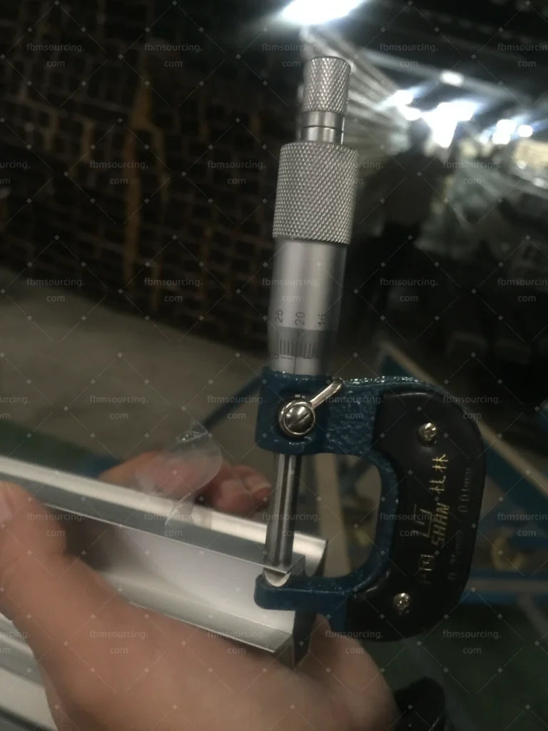 Quality inspection China photo for customized aluminum profiles procurement - Aluminum profile China Quality Control Inspection249
