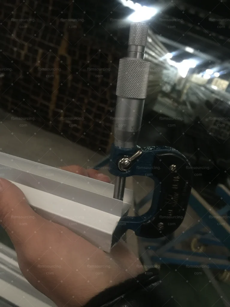 Quality inspection China photo for customized aluminum profiles procurement - Aluminum profile China Quality Control Inspection250