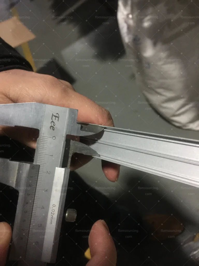 Quality inspection China photo for customized aluminum profiles procurement - Aluminum profile China Quality Control Inspection265