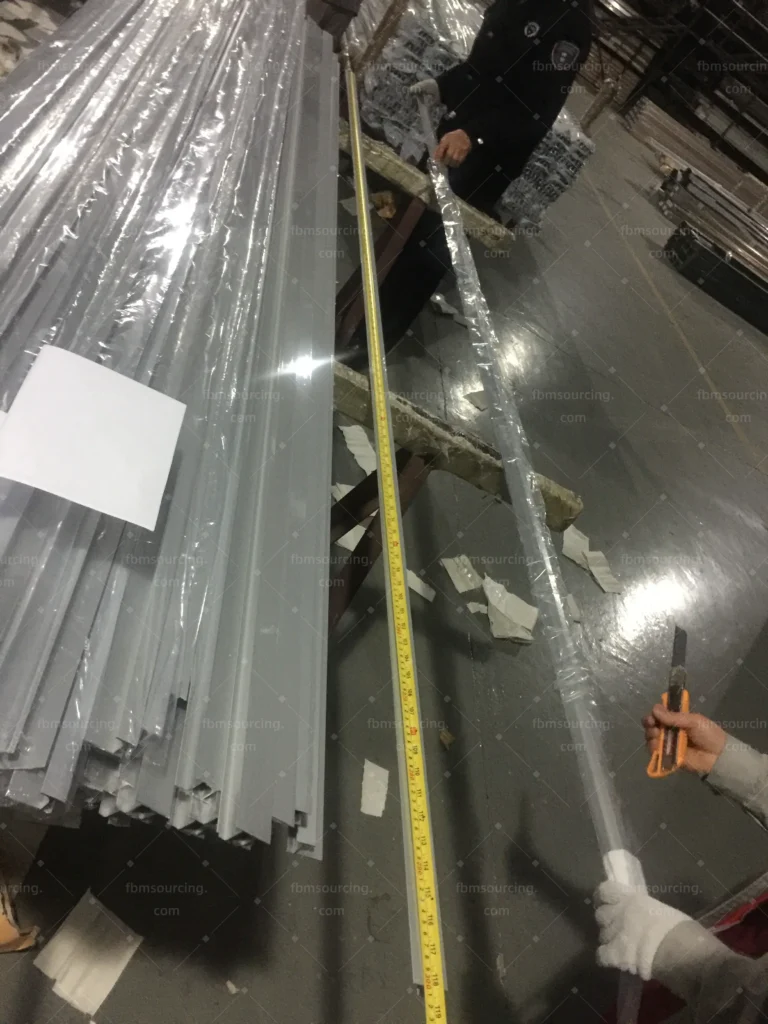 Quality inspection China photo for customized aluminum profiles procurement - Aluminum profile China Quality Control Inspection270