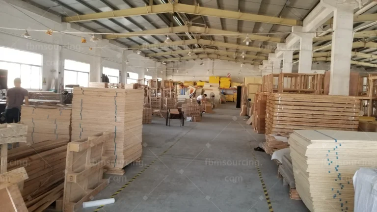 Furniture sourcing agent checking chair supplier capability in China