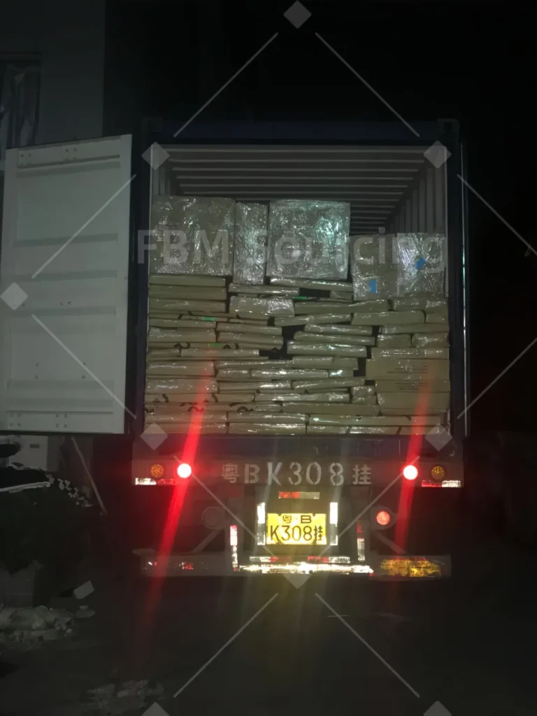 Container loading photo for five star hotel building materials shipment - Loading Container Shipping9