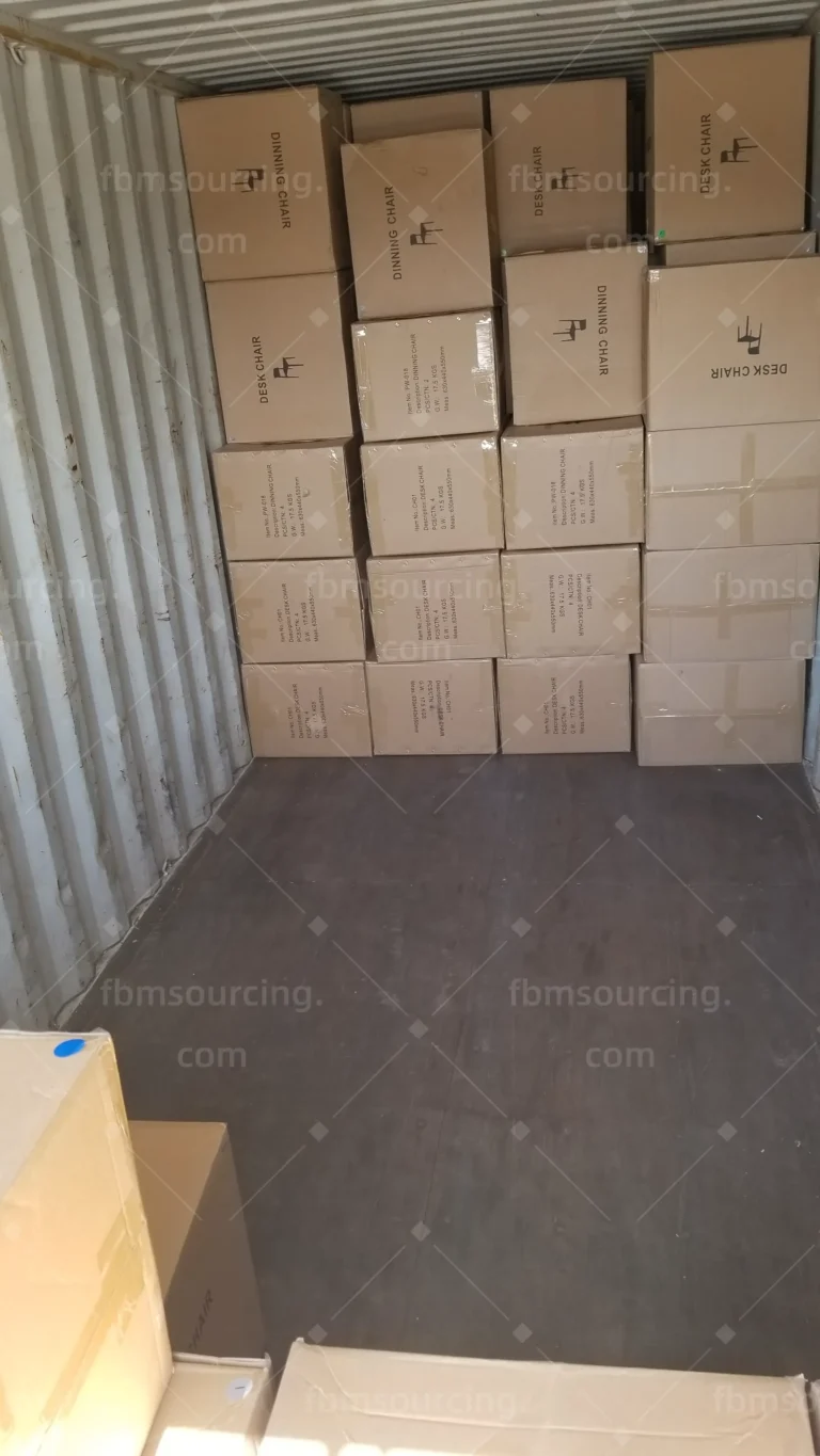 Container loading photo for Melbourne student accommodation furniture shipment - One Stop Furniture Sourcing Agent00020