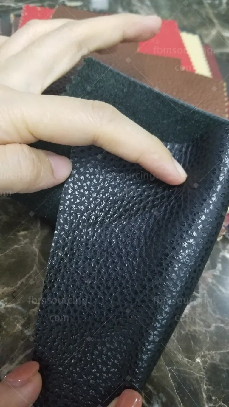 Custom furniture material and finish inspection before production