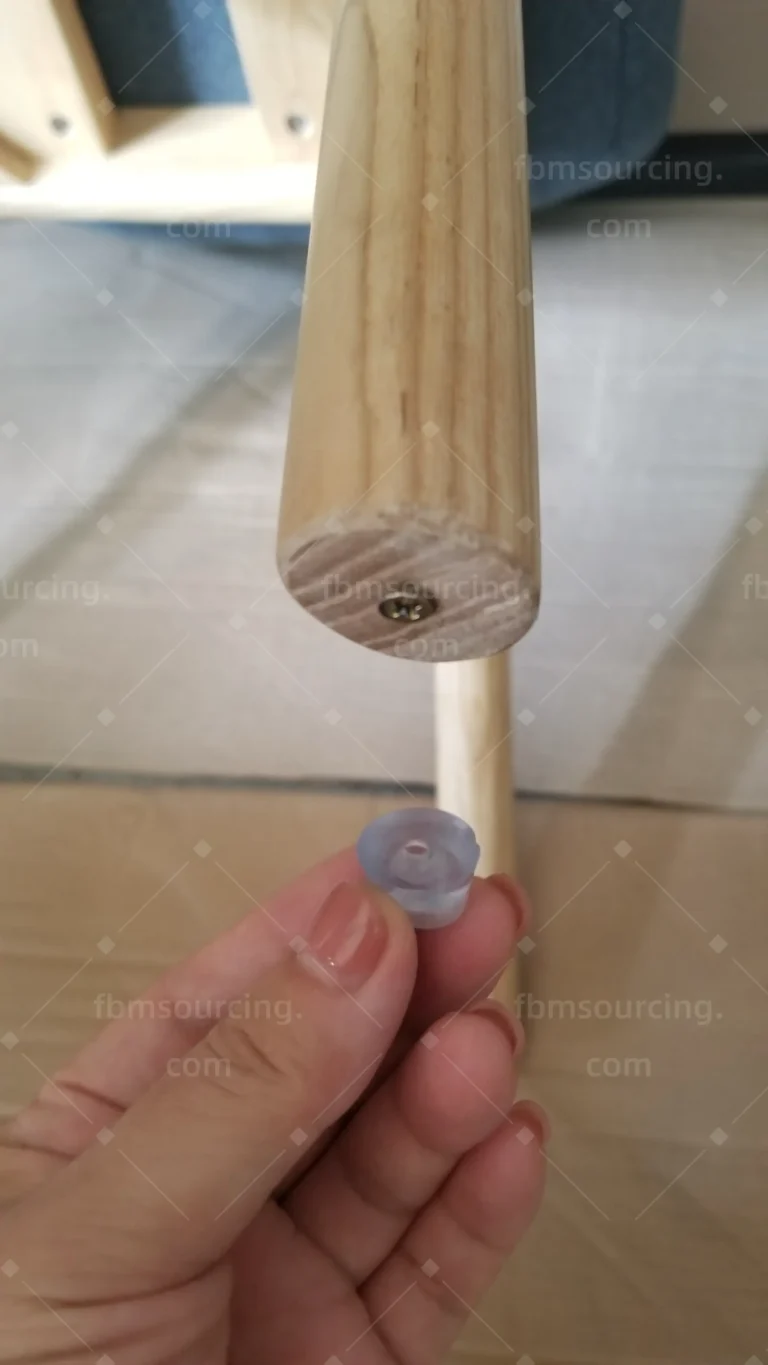 Furniture manufacturer sample inspection before bulk production