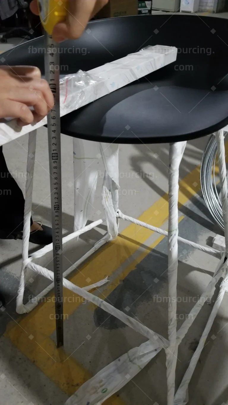 Quality inspection China photo for Melbourne student accommodation furniture procurement - barstool China Quality Control Inspection6