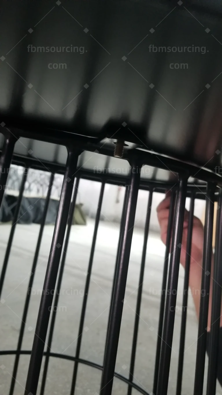 Quality inspection China photo for Melbourne student accommodation furniture procurement - metal chair Chinese Manufacturers12