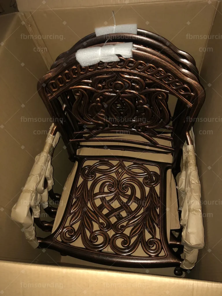 Modern living furniture selection at Foshan wholesale showroom - photo 20