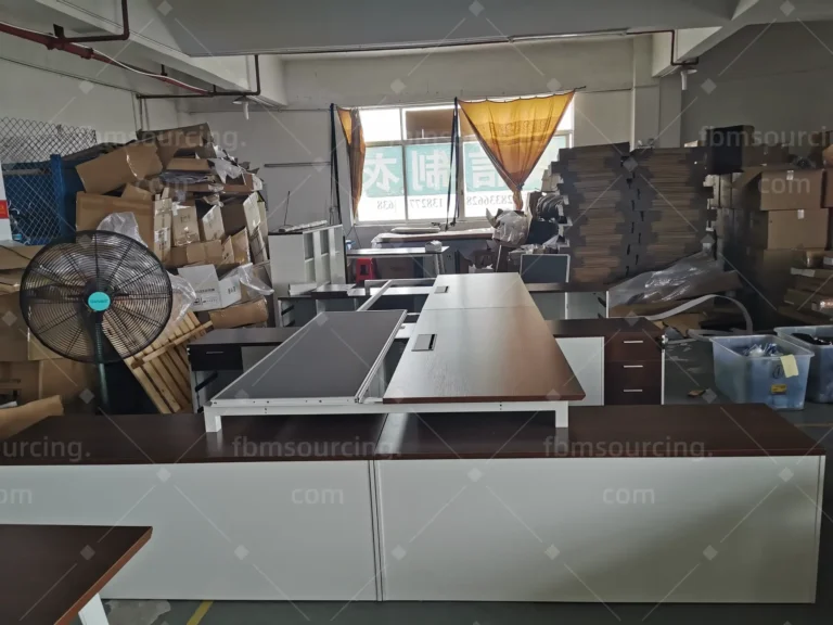 Client office furniture procurement QC inspection photo 01
