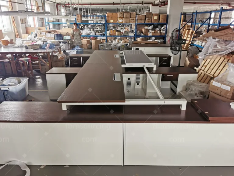 Client office furniture procurement QC inspection photo 02