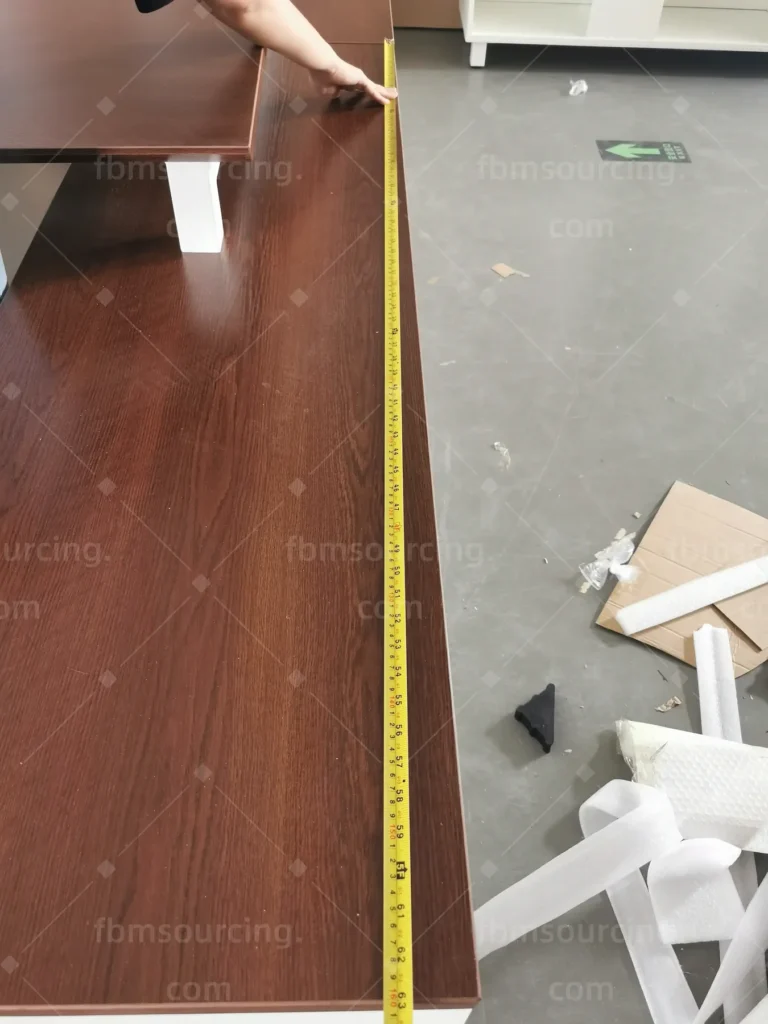 Client office furniture procurement QC inspection photo 13