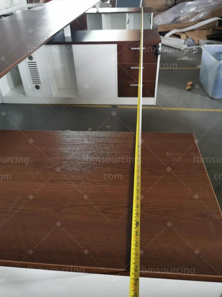 Client office furniture procurement QC inspection photo 16