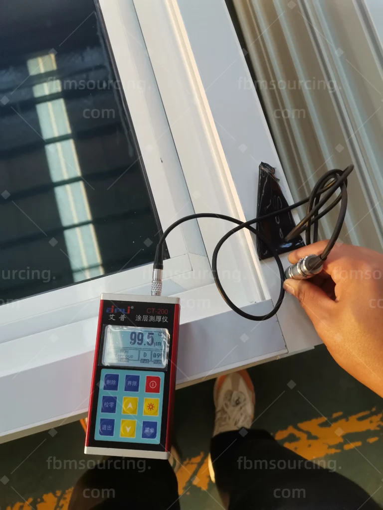 QC inspection of aluminum windows and doors for elementary school project in Florida — FBM Sourcing