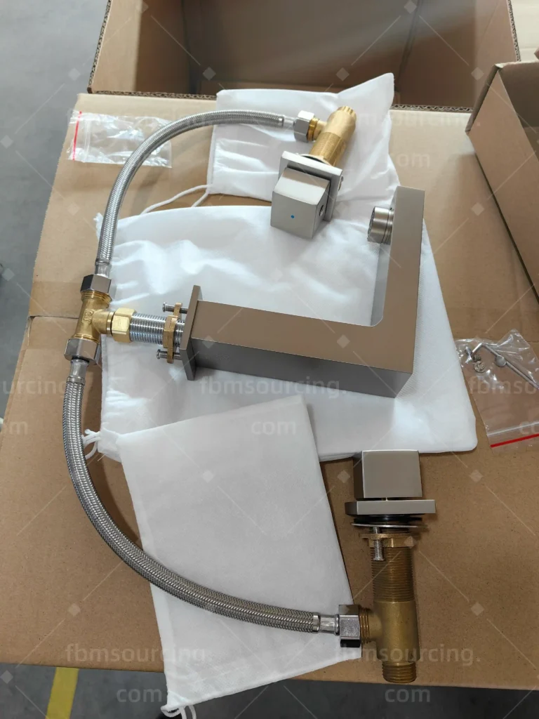 Luxury hotel bathroom faucet sanitary ware QC inspection China factory