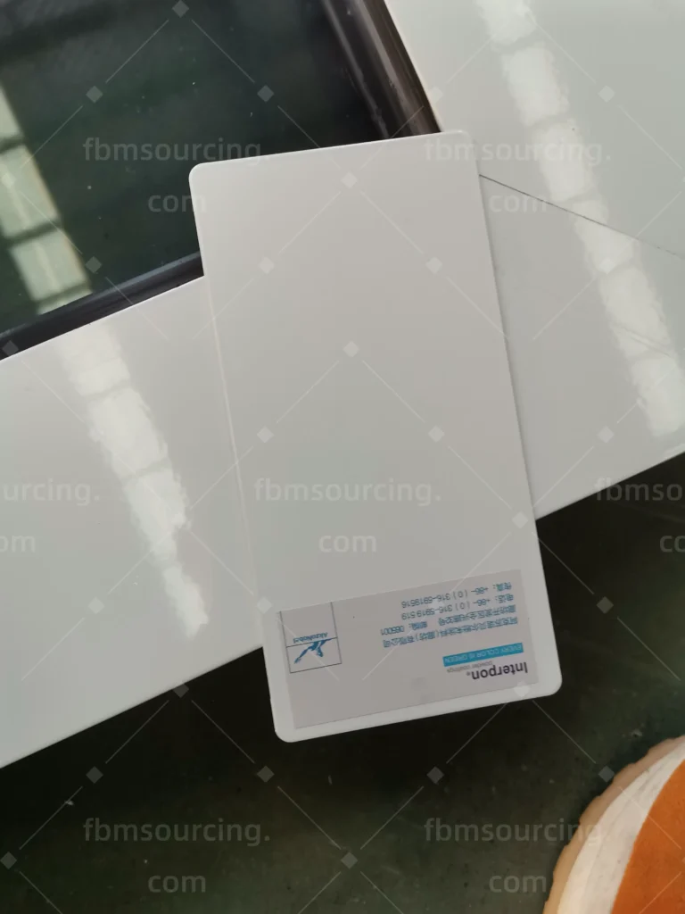 Aluminum frame dimension check QC inspection Florida school sourcing