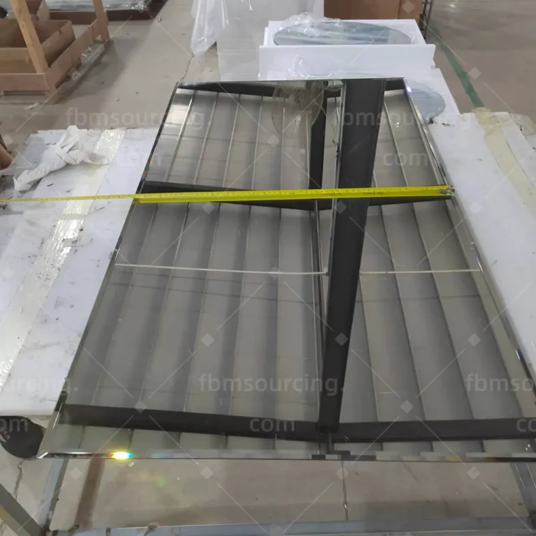 School bathroom mirror quality control inspection China sourcing