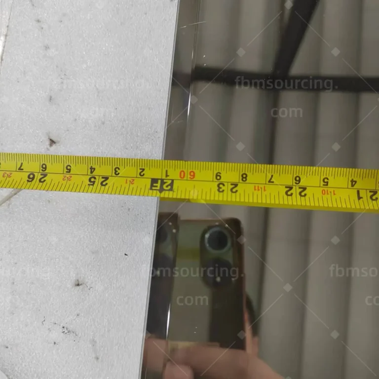 China factory mirror inspection for Florida school new-build project — FBM Sourcing QC