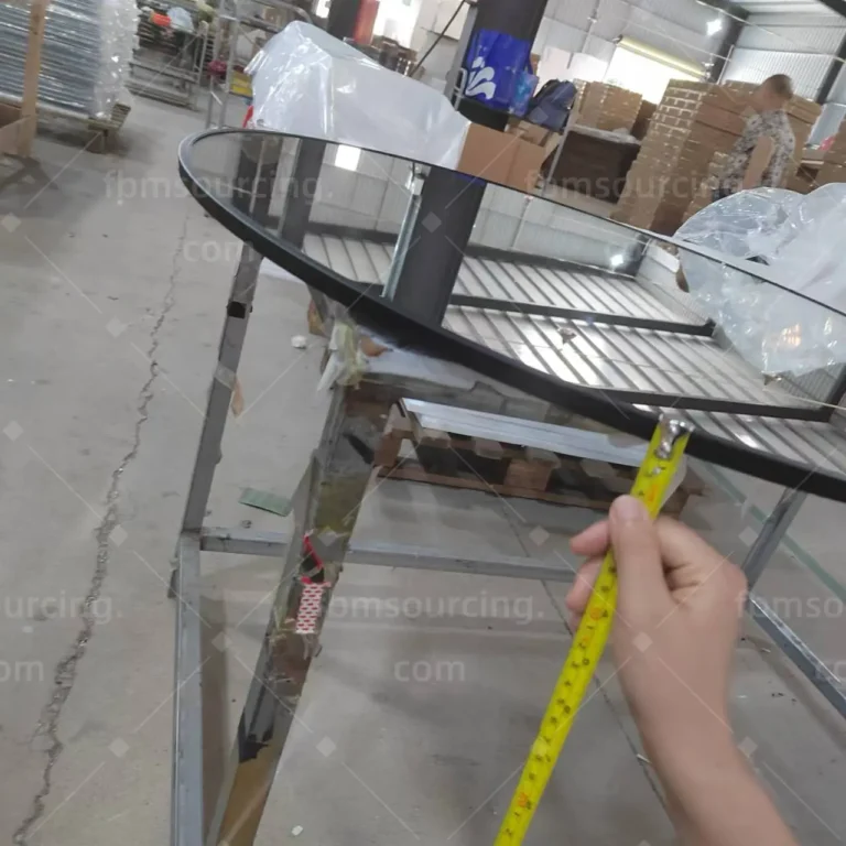 Bathroom mirror pre-shipment quality check Florida school China