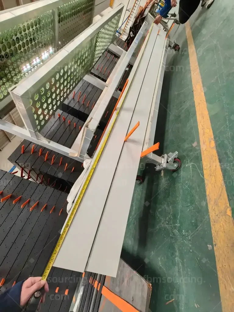 Motorized louvered pergola quality inspection at the factory in China - photo 18