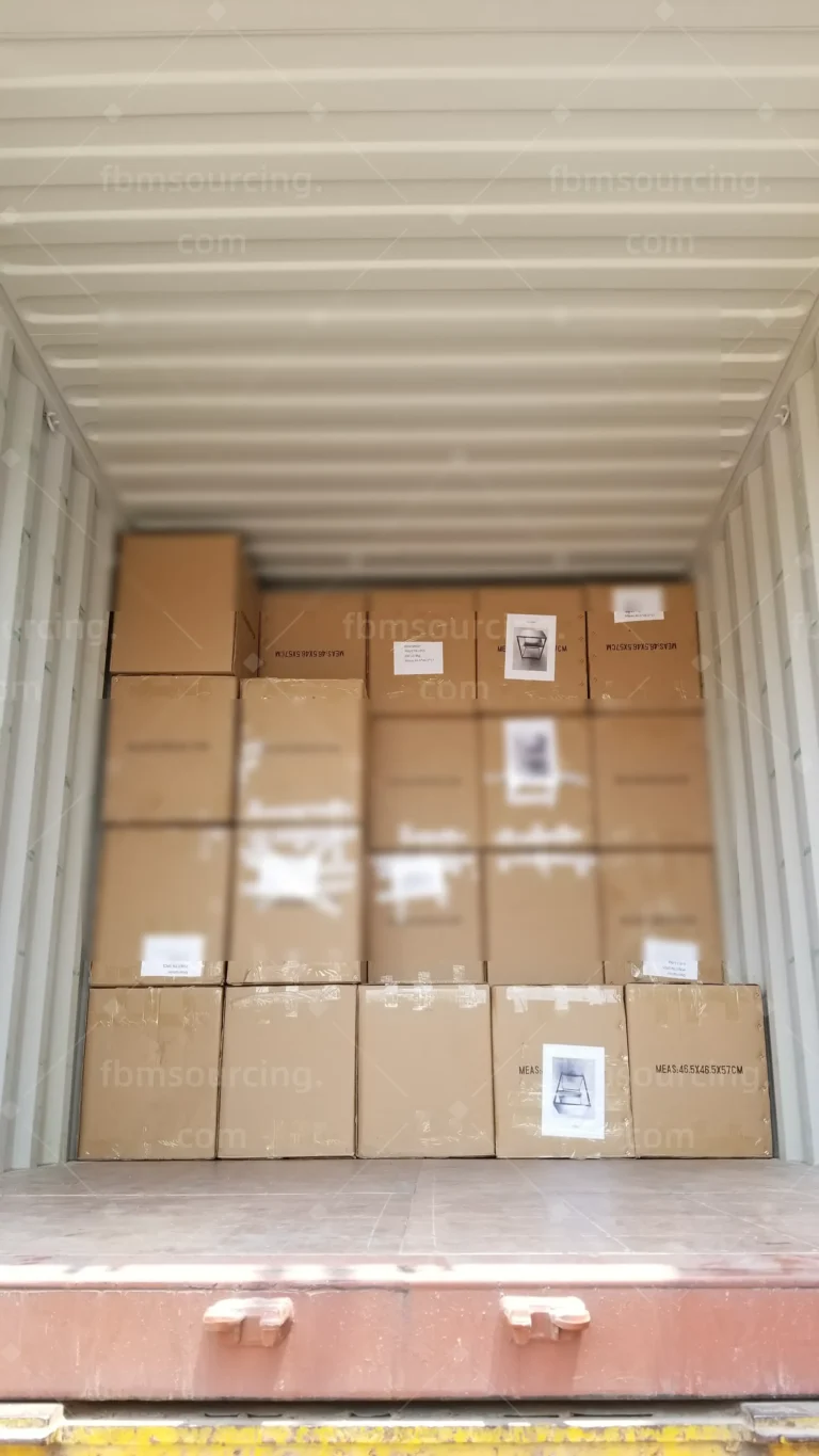 Ivanhoe Melbourne metal furniture container loading photo 3 with sanitized container details