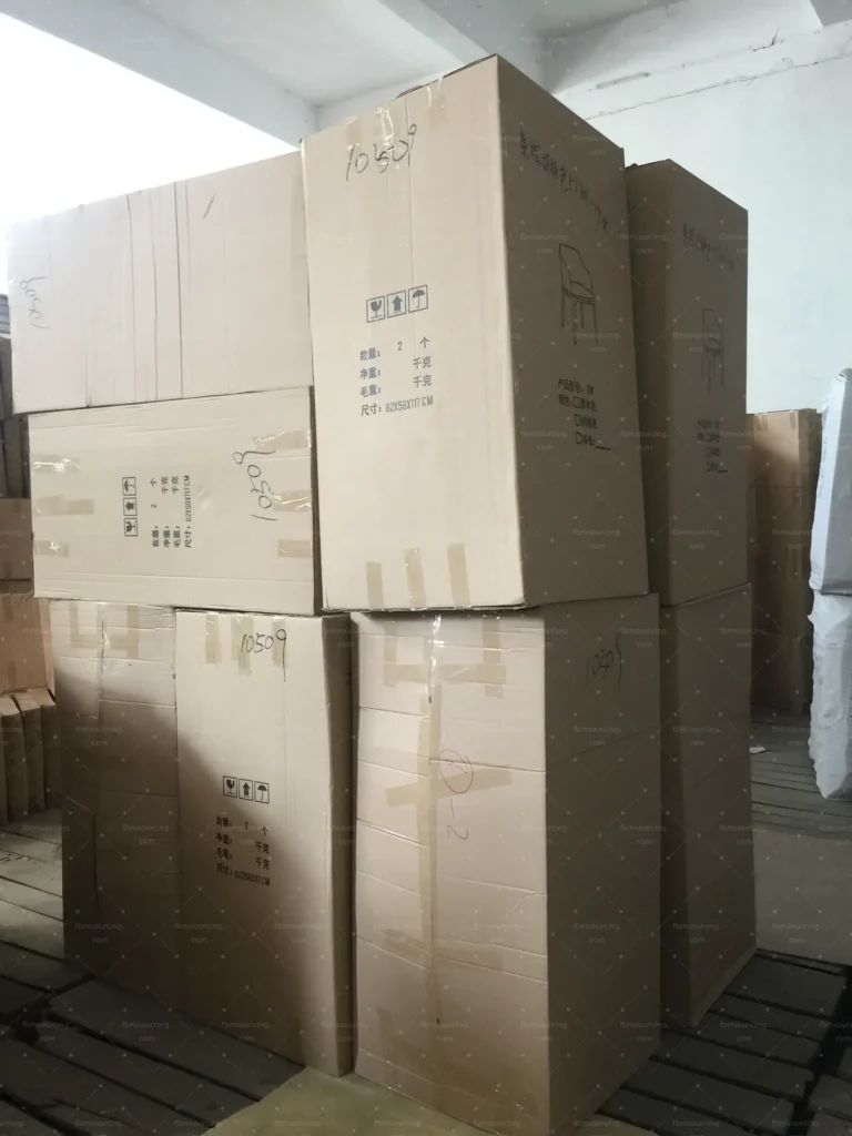 Office furniture container loading supervision photo 06 for international shipping from China