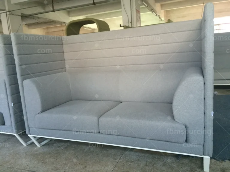 Melbourne office booth seating QC inspection featured image for China furniture procurement