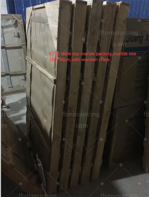 furniture sourcing agent quality control - rectangular marble table top 160x90cm inspection - Iran restaurant furniture procurement