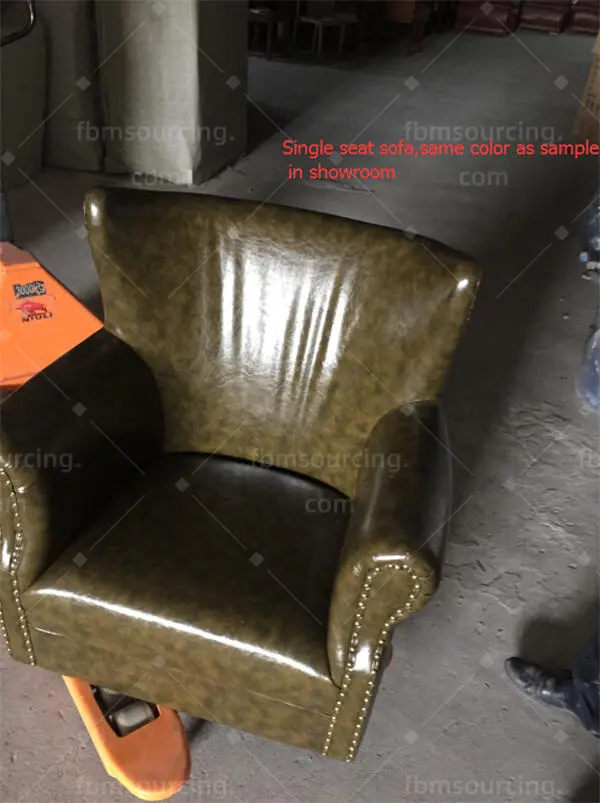 furniture sourcing agent quality control - single sofa upholstery inspection - Iran restaurant furniture procurement