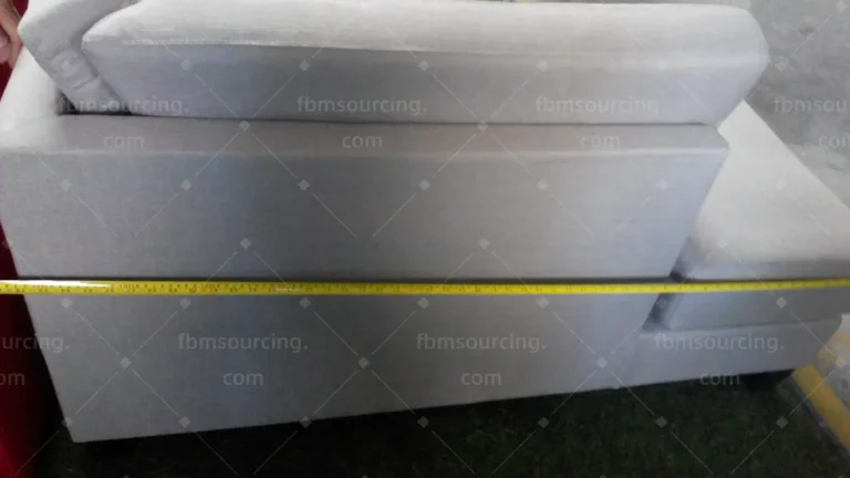 Netherlands sofa and office chair procurement - sofa base frame and cushion fit check before packing