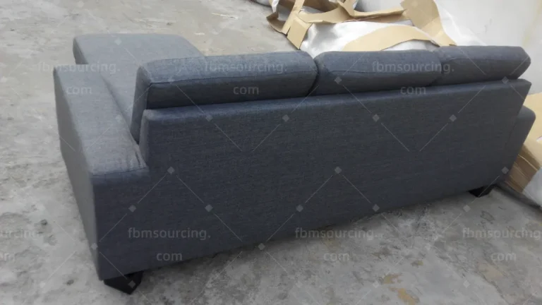 Netherlands sofa and office chair procurement - sofa back panel and feet inspection before packing