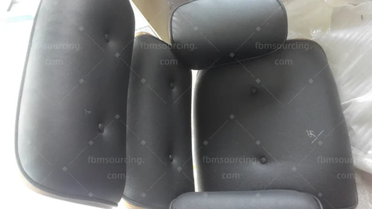 Netherlands sofa and office chair procurement - office chair leather seat and headrest stitching inspection