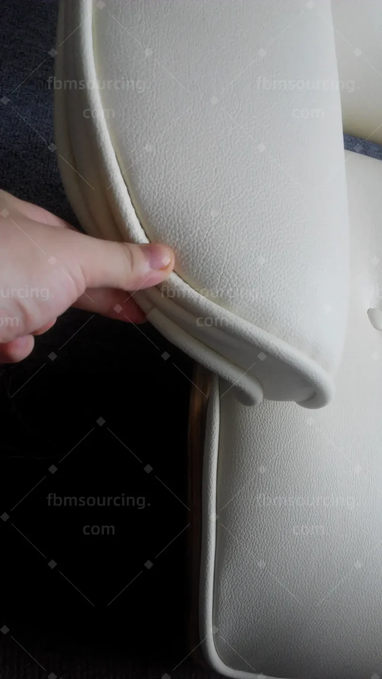 Netherlands sofa and office chair procurement - moulded chair shell edge and padding quality check