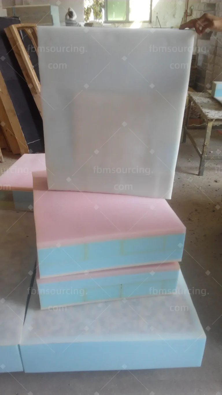 Netherlands sofa and office chair procurement - high-density foam blocks prepared for sofa cushion production