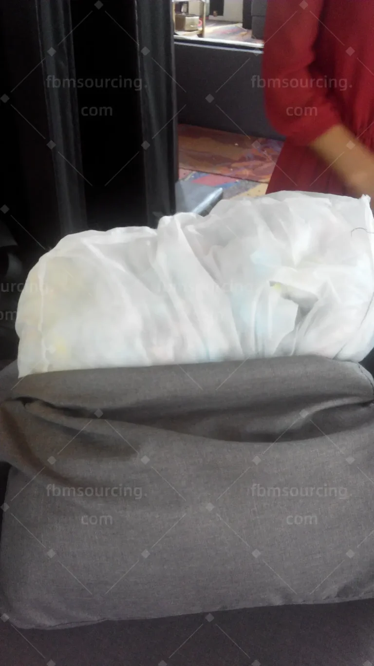 Netherlands sofa and office chair procurement - sofa cushion cover filling and seam inspection