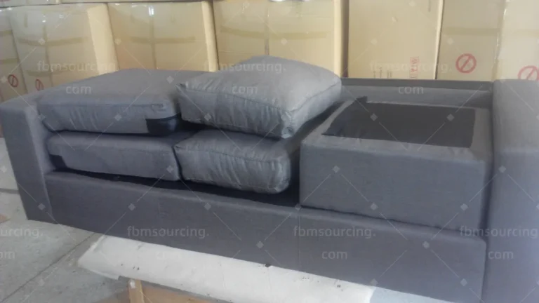 Netherlands sofa and office chair procurement - modular sofa sections with internal storage compartments inspected