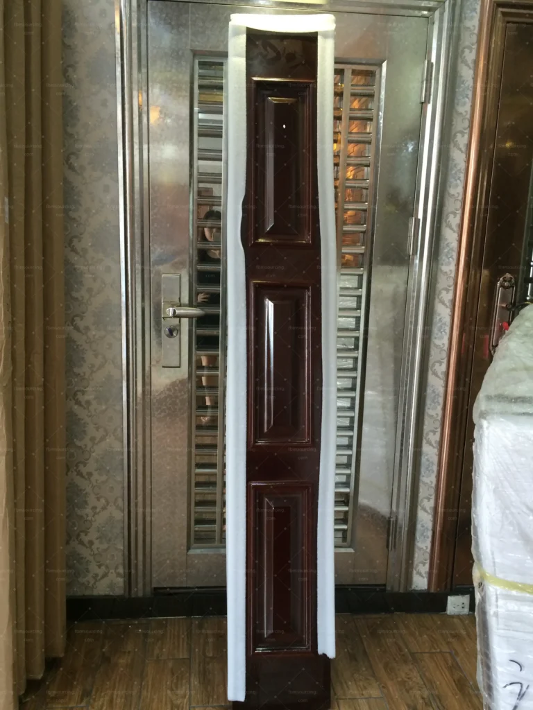 Frameless glass shower enclosure inspected for the villa bathrooms
