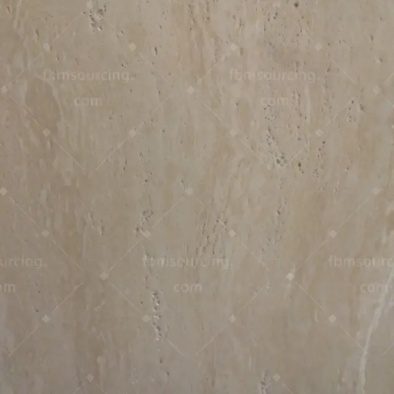 Travertine wall tile selected at a China stone market for villa interior finishes
