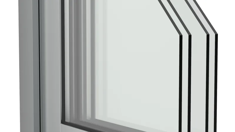 uPVC and aluminum sliding window system cross-section - window sourcing from China