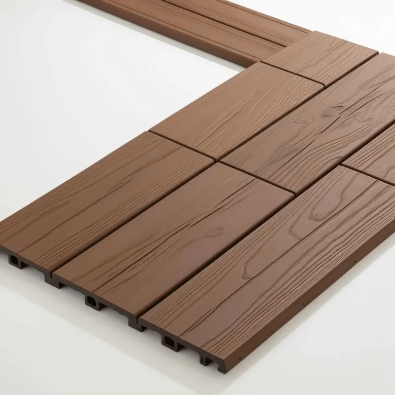 WPC flooring and composite decking boards sourced from China by a building material sourcing agent