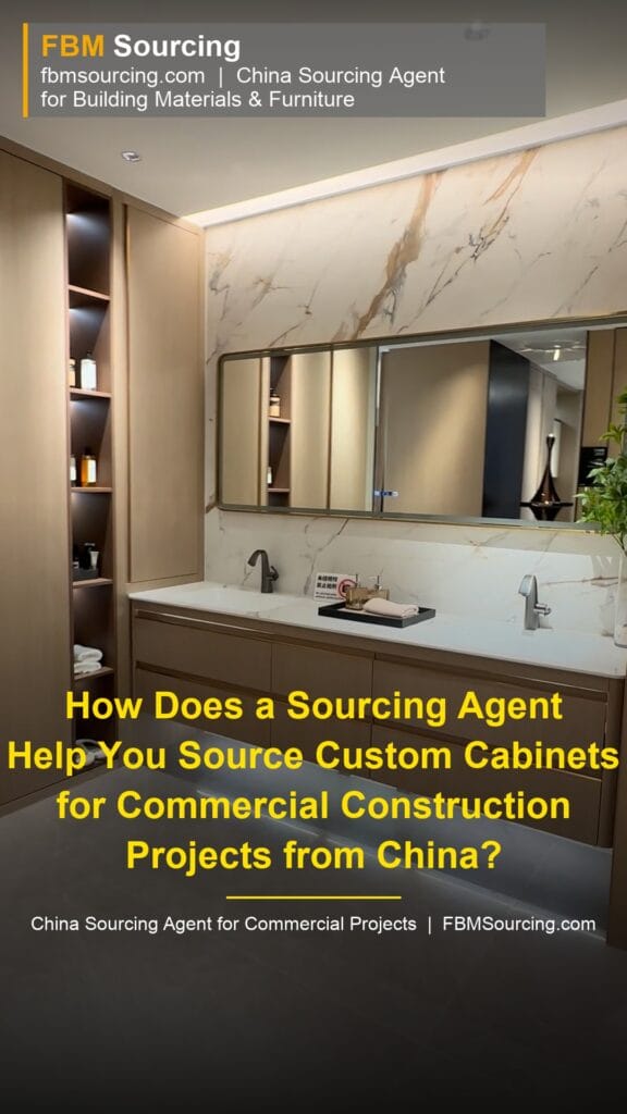 How Does a China Sourcing Agent Source Kitchen Cabinets, Wardrobes and Vanities for a Hotel?