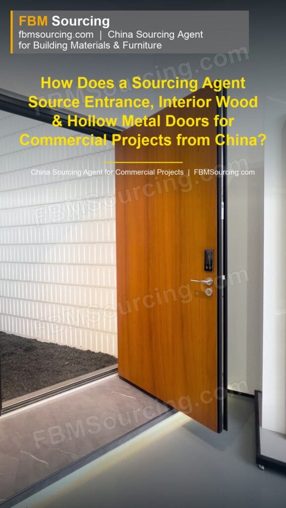 How Does a Sourcing Agent Source Doors for Hotel & Apartment Projects?
