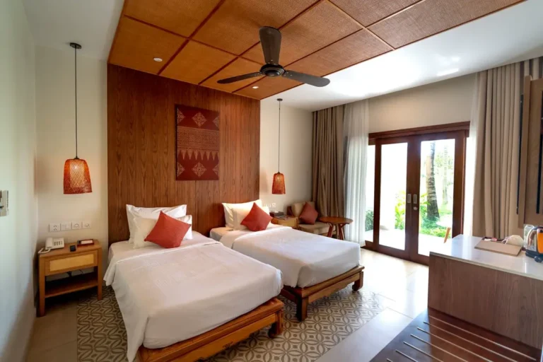 Boutique hotel guest room FF&E package sourced through a China sourcing agent