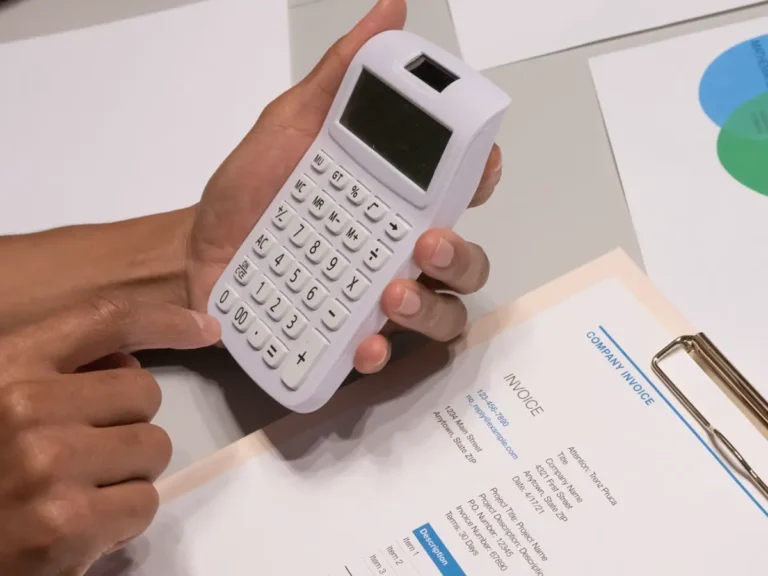 Reviewing a Chinese factory quotation line by line with calculator for a commercial project order