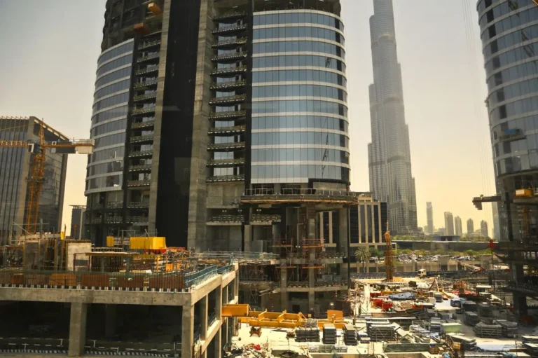 Dubai high-rise construction site — ESMA and UAE conformity requirements for building materials sourced from China