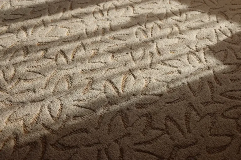 Carpet pile texture closeup comparing hotel carpet types for Axminster tufted and carpet tile selection