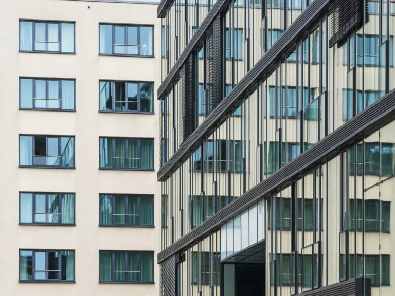Mixed-use development combining office and residential floors, illustrating procurement from China