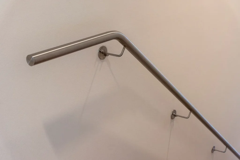 Stainless steel fabrication in China – custom stainless handrail detail